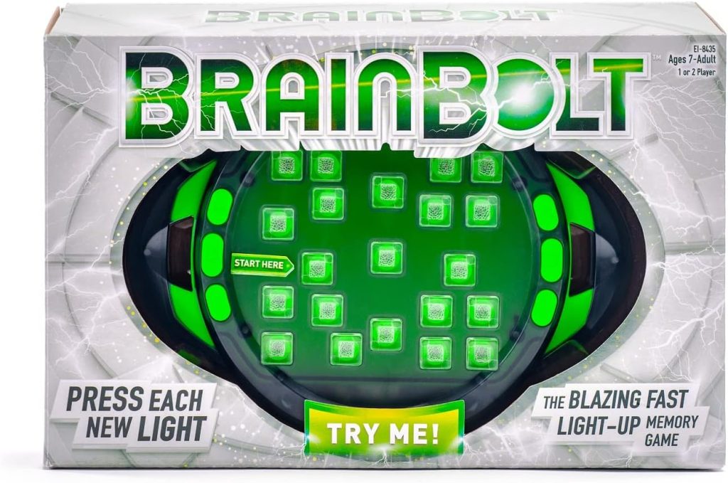 Educational Insights BrainBolt Brain Teaser Memory Game, Stocking Stuffer for Kids, Teens  Adults, Brain Game, Ages 7 to 107, Multicolor, 8435