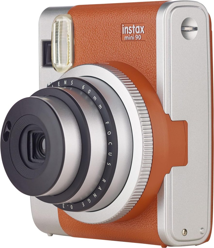 Instax Fujifilm Mini 90 Instant Camera (Brown)