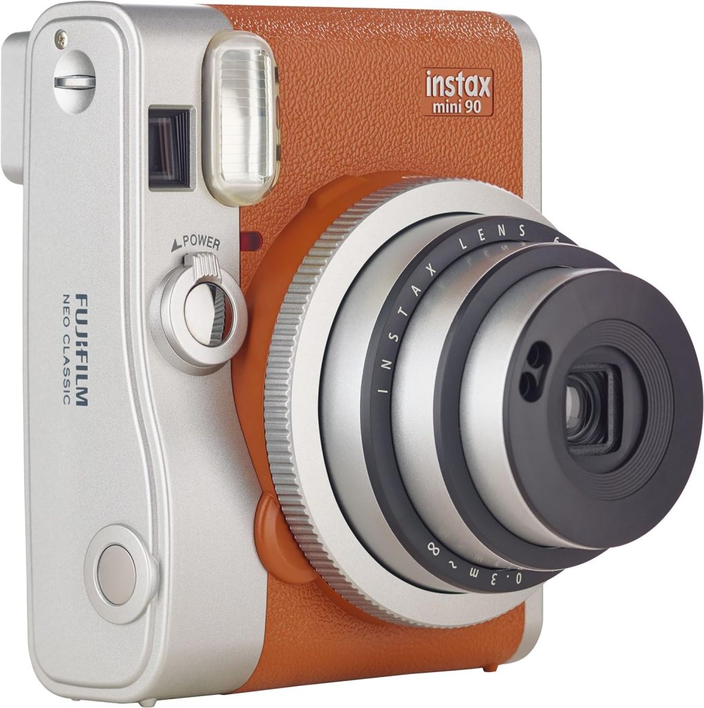 Instax Fujifilm Mini 90 Instant Camera (Brown)