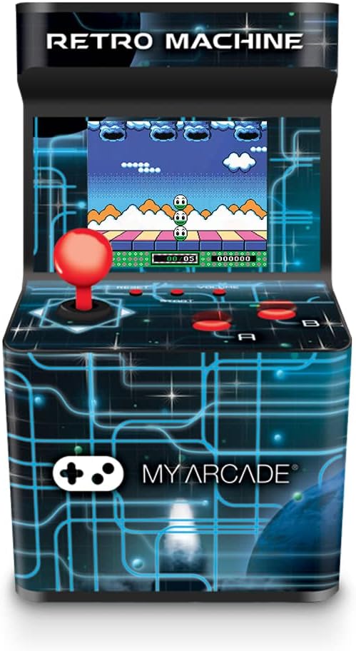 My Arcade DGUN-2577 Retro Machine: Mini Video Game Arcade Cabinet - 200 Games