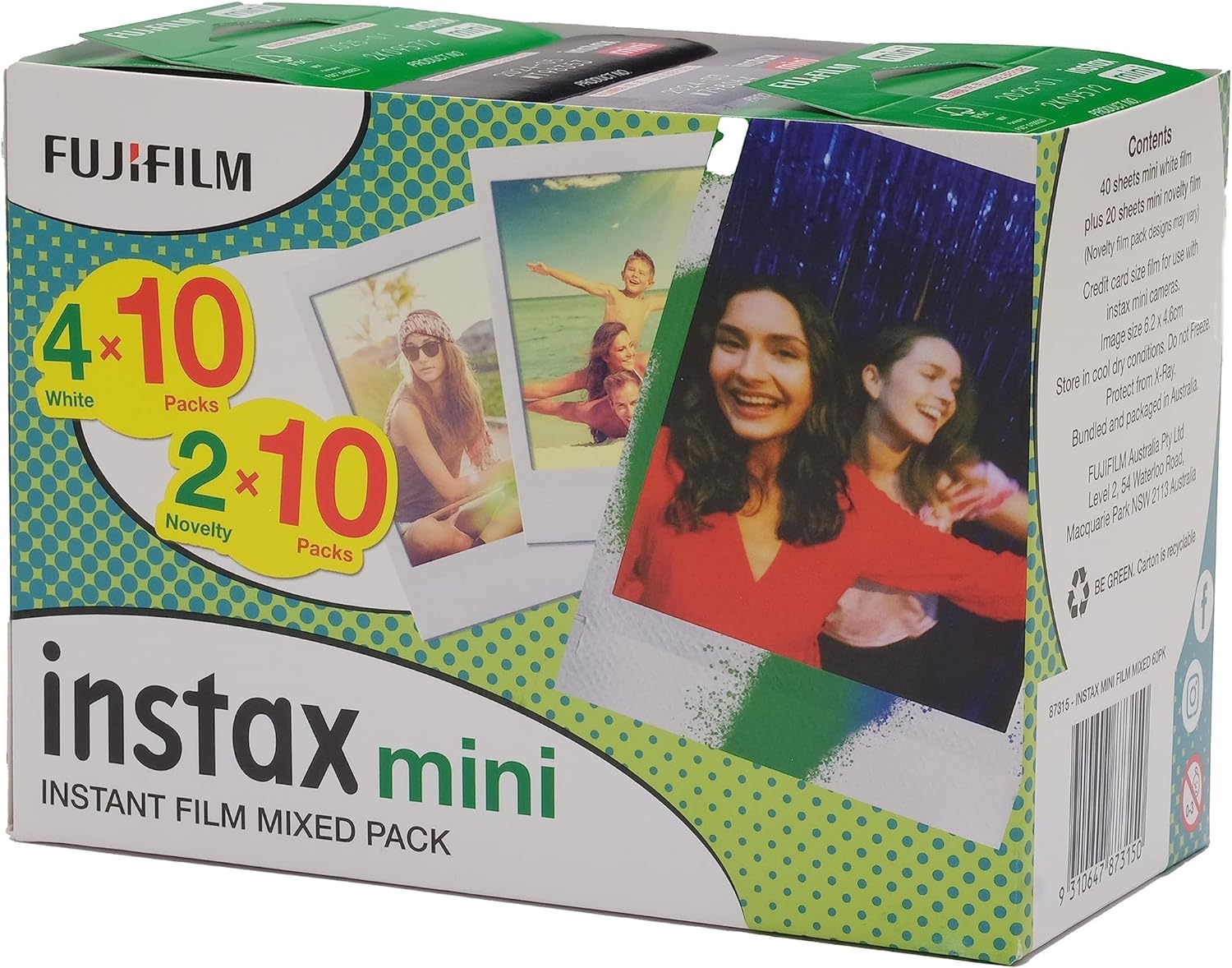 Instax Fujifilm mini 40 Instant Camera (Black)